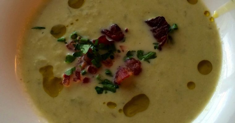 Aspargessuppe med bacon